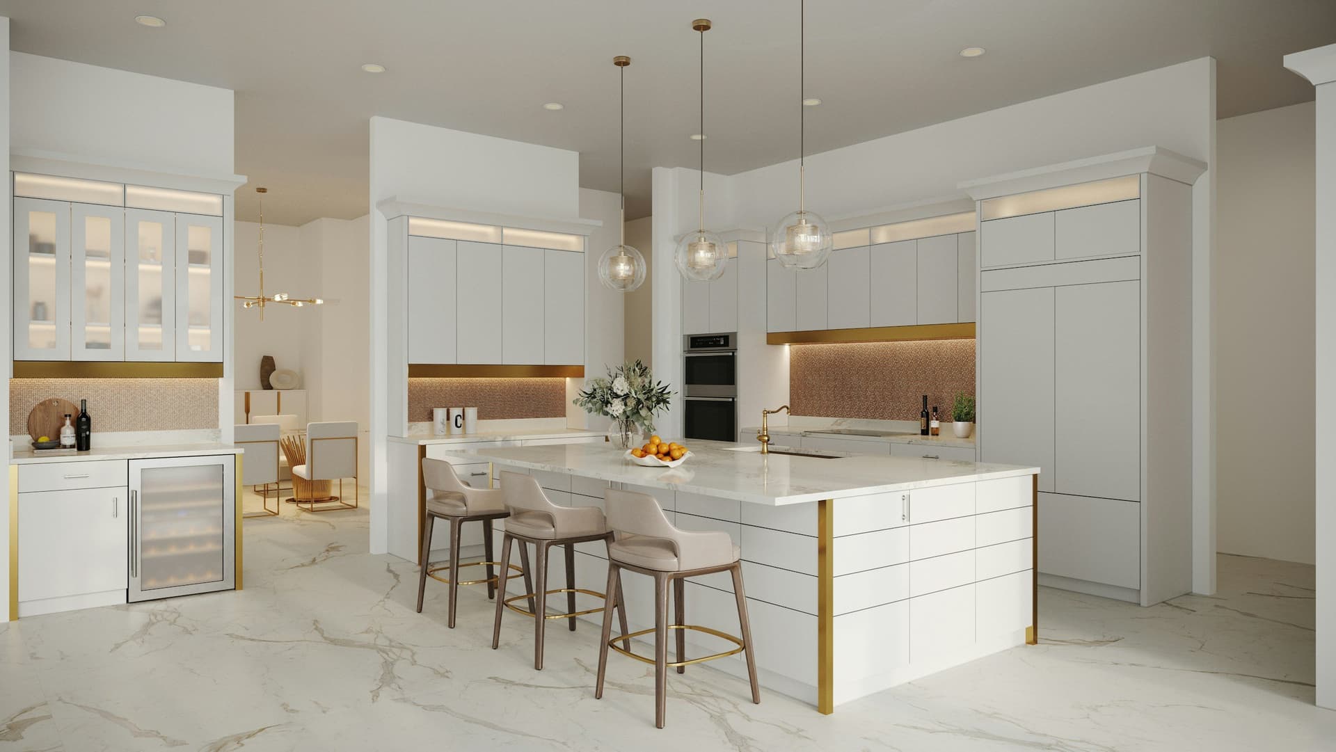 Modern kitchen remodel example by TopRatedHRD